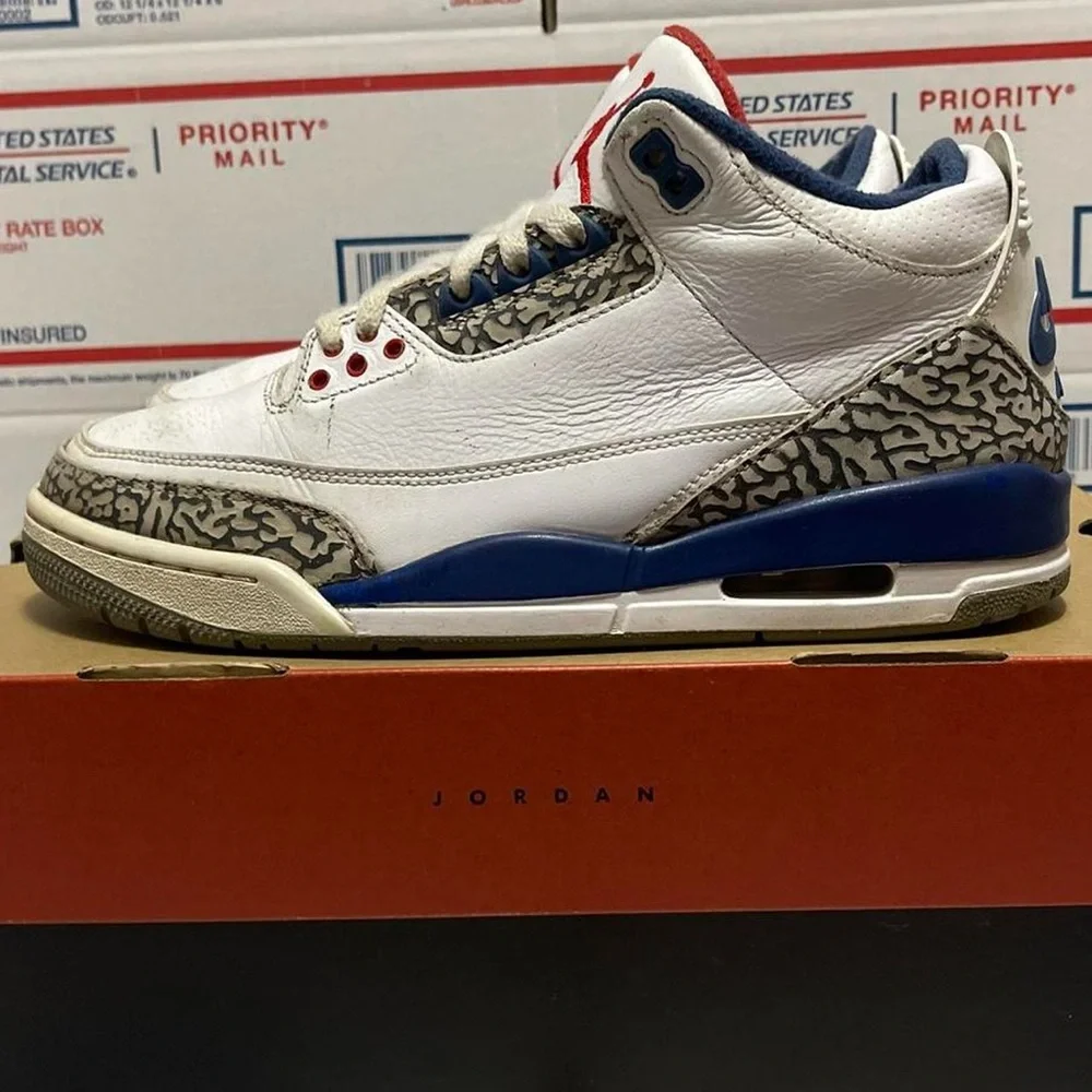 Nike Air Jordan 3 Retro “True Blue” 2016 Shoes sneakers hype streetwear school